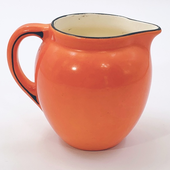 Vintage Creamer Pitcher Art Pottery Celebrate - Picture 13 of 16